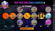 Select the rewards for the given days (Image via Free Fire)